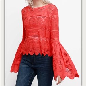 Free People Once Upon a Time Top Blouse Size XS